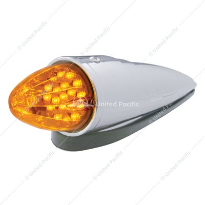 GG Grand Classic 18 LED Rücklichter – Amber/Smoke, Aufputz, Edelstahlblende, 9,5 Cm Durchmesser